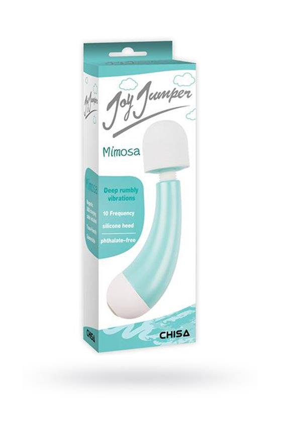 chisa™ - joy jumper mimosa wand vibrator turquoise
