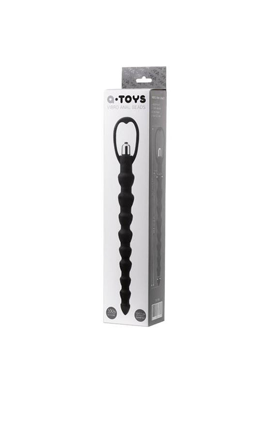 a-toys - vibrerende anale plug met kralen 32,7cm